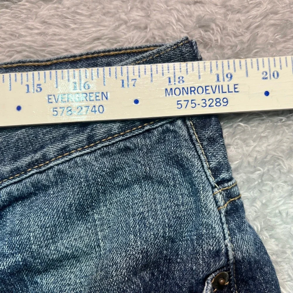 Levi's 559 Relaxed Straight Jeans Mens 38x32 Medium Wash Blue Denim